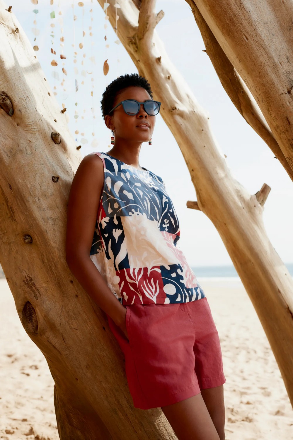 Seasalt Clothing Colour Study Top Sea Forms Mix Maritime
