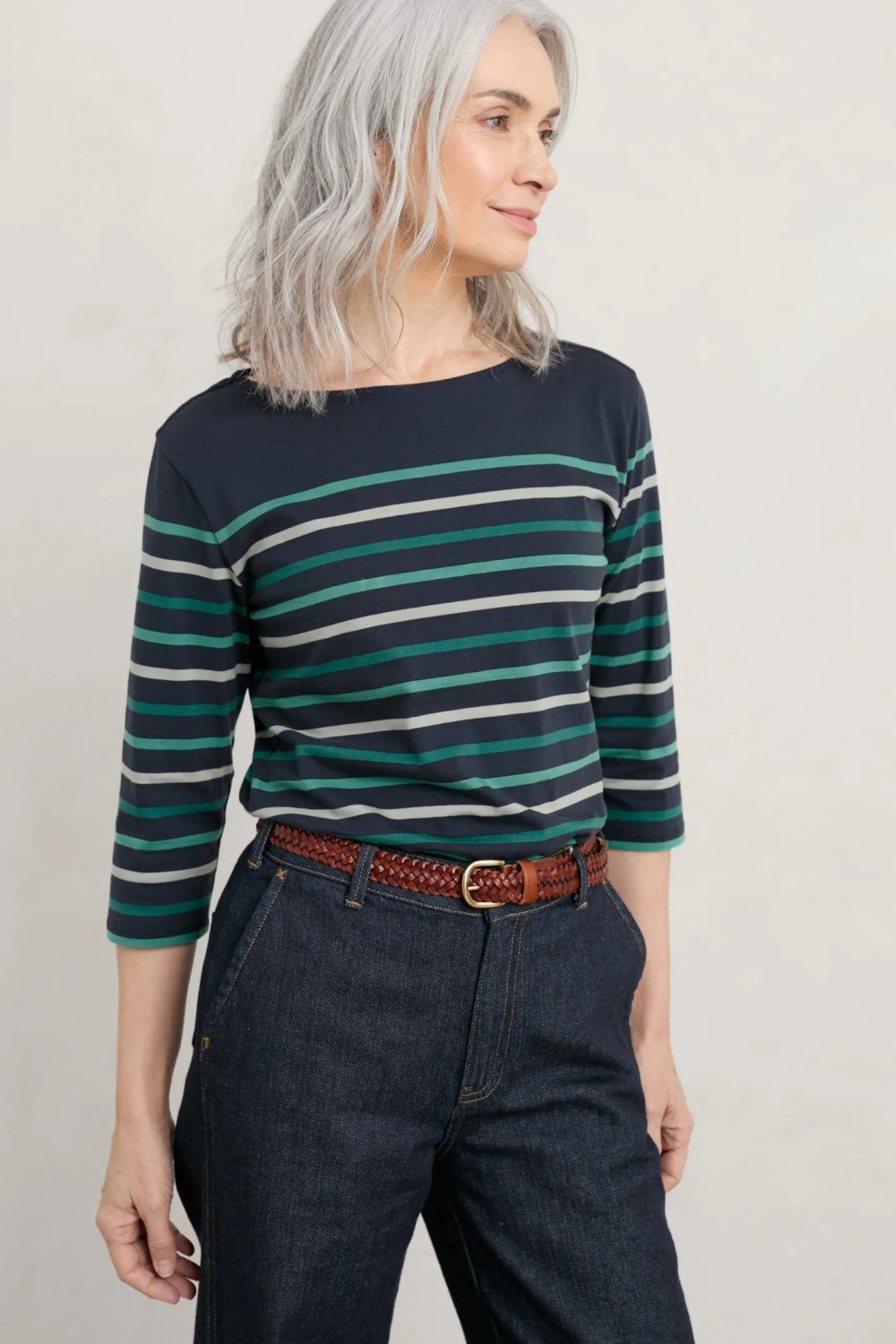 Seasalt Clothing Sailor Top Falmouth Tri Breton Maritime