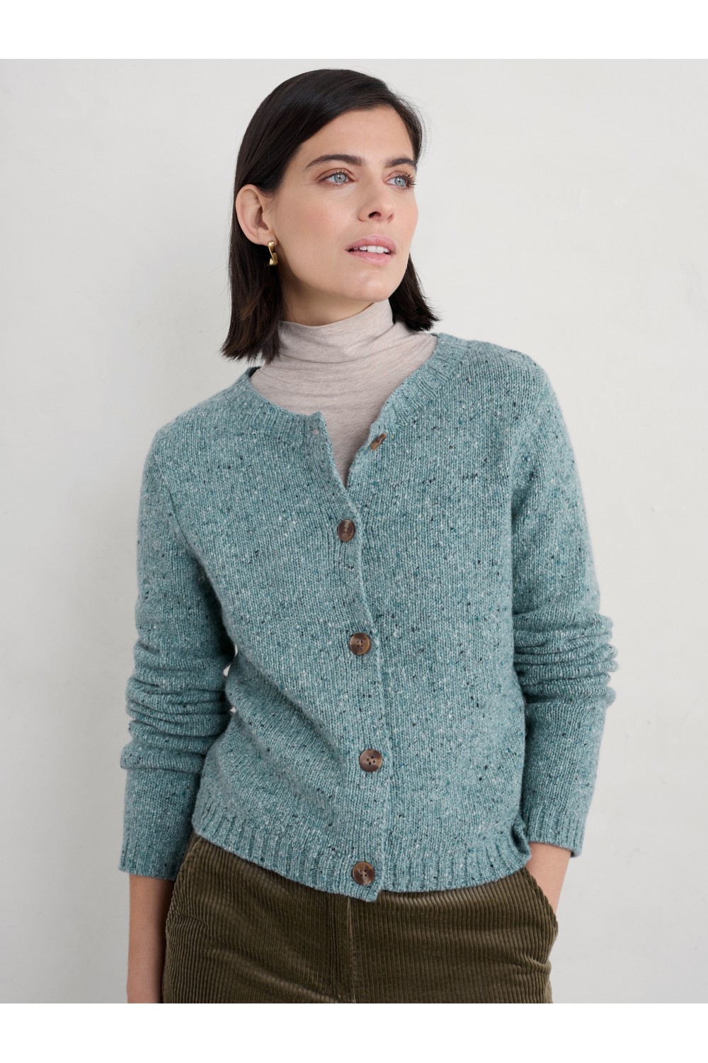 Seasalt Clothing Dawson Pick Cardigan Made With Merino Lichen