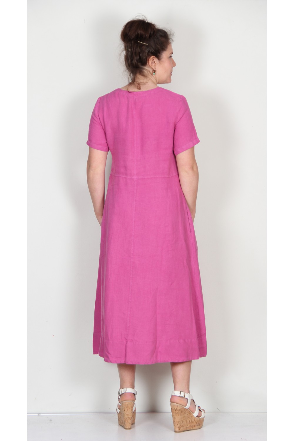 Linen frocks cheap